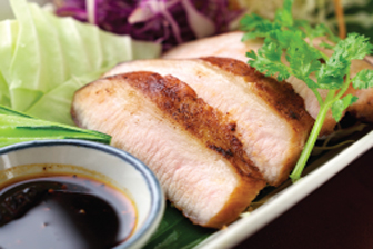 豚のど肉の炙り焼き「コームーヤン」　1000円